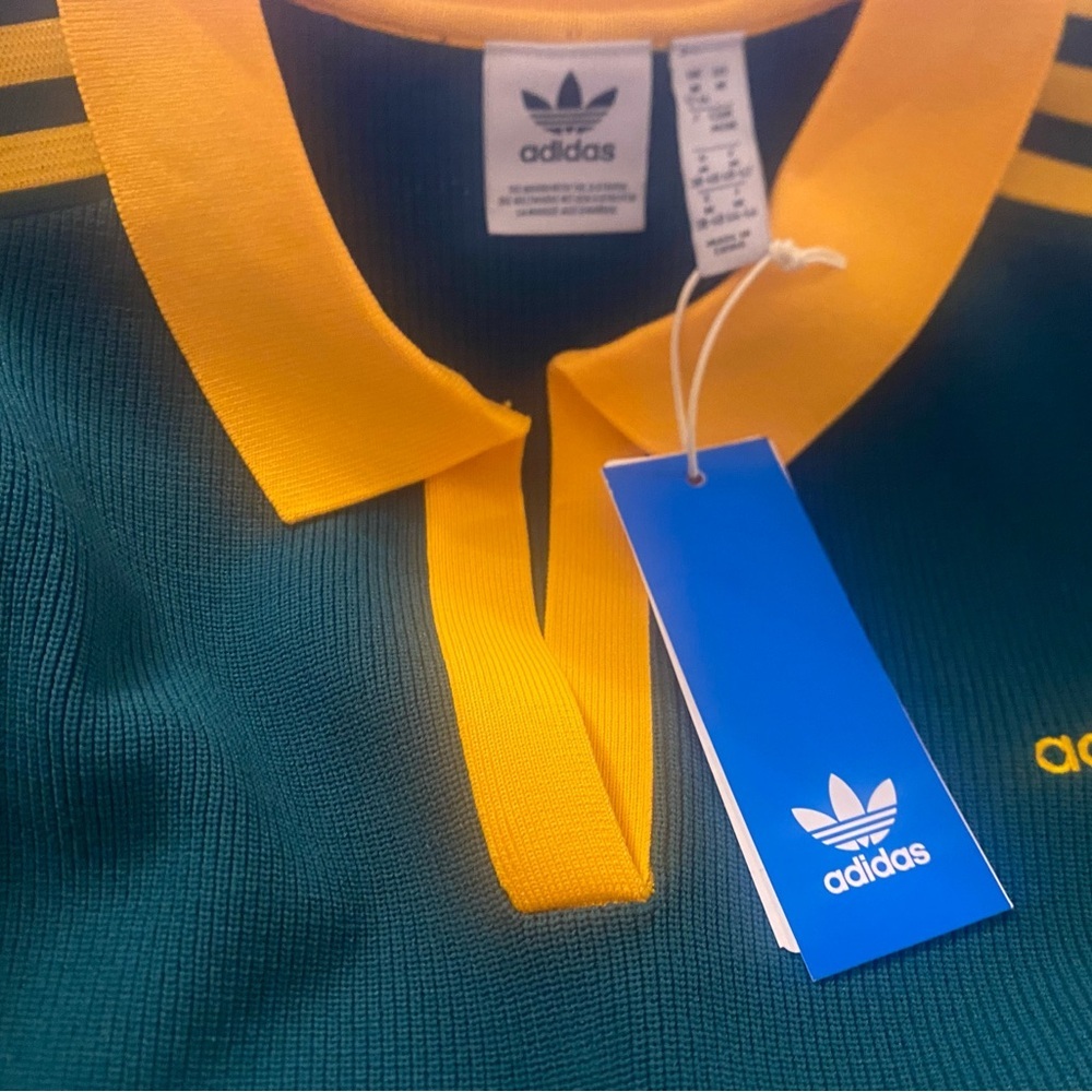 Adidas Originals Knitted Polo Dress - Picture 4 of 4